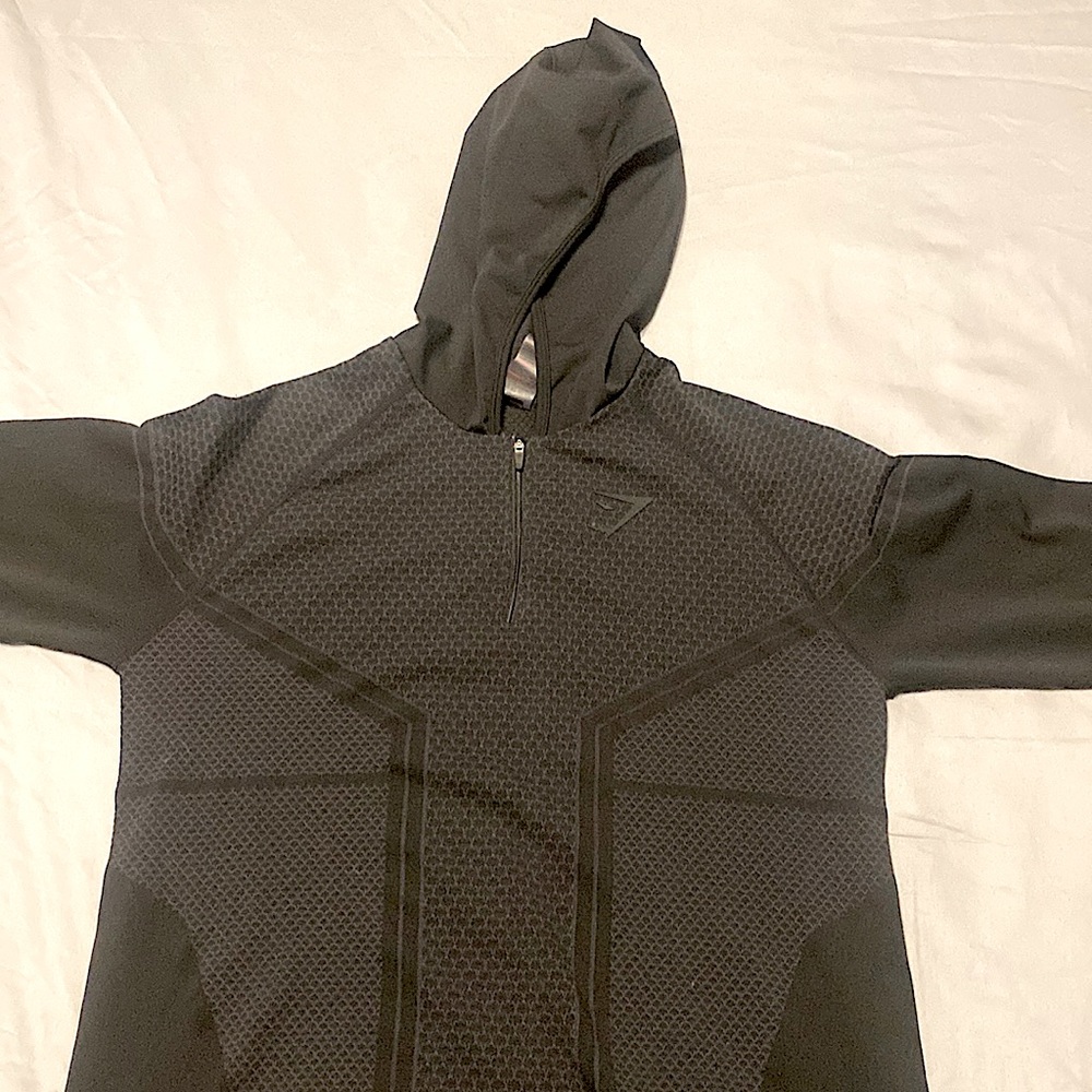 GYMSHARK ONYX IMPERIAL HOODIE XL